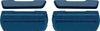 R4912 Front Arm Rest 1968-72 Standard Dark Blue Kit - image 2