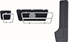 R5016 5-Piece Pedal Pad Kit-1970-71 Camaro Z28 with Disc Brakes and Automatic Transmission - image 1