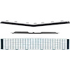 R50271B 1967-68 Camaro RS; Stage 1 Grill Kit; Grill and Grill Moldings Only; Black - image 1