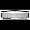 R50271B 1967-68 Camaro RS; Stage 1 Grill Kit; Grill and Grill Moldings Only; Black - image 2