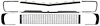 R50272C 1967-68 Camaro RS; Stage 2 Grill Kit; Grill, Grill Moldings, Headlamp Bezels & Moldings; Blk & Chrm - image 1
