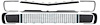 R50273B 1967-68 Camaro RS; Stage 3 Grill Kit; Grill, Moldings, Bezels, & Door Covers; Black - image 1