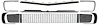 R50273C Stage 3 Grille Kit 1967-68 Camaro RS; Grille, Moldings, Bezels, And Door Covers; Black And Chrome - image 1