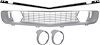 R5028G Full Grille Kit 1969 Camaro Standard; Unpainted Headlamp Bezels; Without Chrome Rings; Silver Grille - image 1