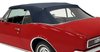 R503108 1967-69; Camaro/Firebird; Convertible Top Kit; OE-Style Plastic Window; Blue Top; Black Well Liner - image 3