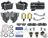 R5052 1968 Camaro RS; Headlamp Restoration Kit; with Chrome Accents on Headlamp Door - image 1