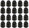 Lug Nut Caps for 1982-2002 GM Models [Black, Set of 20] - image 1