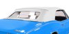 R513110 Convertible Top Kit 1967-69 Camaro/Firebird; Folding Glass Rear Window; White Top; White Well Liner - image 2