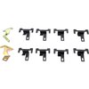 R605 1968-74 Nova/X-Body; Windshield Molding Clip Set; Lower; 10 Pieces - image 4