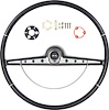 R63001 1963 Impala Steering Wheel Kit ; Black - image 1