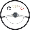 R65001 Steering Wheel Kit 1965 Impala; Black - image 1