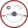 R65002 Steering Wheel Kit 1965 Impala; Red - image 2