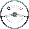 R65003 Steering Wheel Kit 1965 Impala; Two Tone Blue - image 1