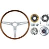 Wood Steering Wheel Kit Fits Select 1967-1968 GM Models [Walnut, 16 in. Dia.] - image 2