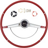 R66002 Steering Wheel Kit 1966 Impala; Red - image 1