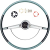 R66003 Steering Wheel Kit 1966 Impala; Two Tone Blue - image 1