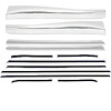 R683 Reveal Molding & Window Felt Set-1968 Camaro Convertible; With OE Window Felt; For Deluxe Interior - image 1