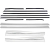 R685 Outer Door/Quarter Reveal Molding Kit-1968 Camaro; w/OE Windowfelt Set; Standard; Convertible - image 1