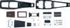 R750 Console Kit for 1968 Chevy Camaro with Powerglide Auto Trans - image 4