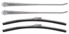 R865 Windshield Wiper Arm And Blade Set; 14" Stainless Steel Arms; 15" Trico Style Blades - image 2