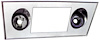 RB667 Dash Radio Bezel 1966-67 Chevy II Nova - image 1