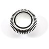 RD1904T 1970-72 Oldsmobile Cutlass Supreme, Cutlass, 442; Radio Knob; Chrome W/Black Accents - image 2