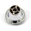 RD1904T 1970-72 Oldsmobile Cutlass Supreme, Cutlass, 442; Radio Knob; Chrome W/Black Accents - image 3