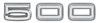 Quarter Panel Emblem 1968 Dodge Coronet 500 - "500" Letters - image 1