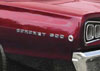Quarter Panel Emblem 1967 Dodge Coronet 500 - "500" Letters - image 2