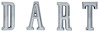 "DART" Quarter Panel Emblem 1967-1968 Dodge Dart - image 1