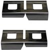 RR167 Roof Rail Weatherstrip Corner Connector Set for 1967 Chevy Camaro - image 1