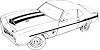 SK301 SYC Yenko Complete Stripe Set 1969 Camaro; Black; Officially Licensed! - image 1