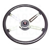 ST3726T 1970-77 Oldsmobile Cutlass, 1970-71 442; Rally Steering Wheel Kit; Brushed 4-Spoke; Cushion Black Grip - image 1