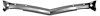 T10053W 1947-54 Chevrolet, GMC Truck; Front Roof Panel Brace; Silver Weld Through Coating - image 1