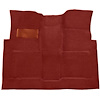 T1137202 1960-66 GM Pickup; Reg Cab; Molded Carpet Kit; Loop; Standard Backing; Floor Shift; 4-Speed; High Hump; 2WD/4WD; Red - image 1