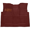 T1137215 1960-66 GM Pickup; Reg Cab; Molded Carpet Kit; Loop; Standard Backing; Floor Shift; 4-Speed; High Hump; 2WD/4WD; Maroon - image 1