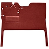 T1141002 1947-55 GM Pickup; Reg Cab; Die-Cut Carpet Kit; Loop; w/Stock Seat Riser; Auto/3-Speed; Low Hump; 2WD; Red - image 1