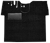 T1148101 1955-59 Chevy/GMC Truck; Carpet Kit; Full Floor; w/ Holes; Flat Floor; Cut & Sewn; Daytona; Black - image 1