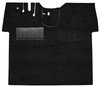 T1148101 1955-59 Chevy/GMC Truck; Carpet Kit; Full Floor; w/ Holes; Flat Floor; Cut & Sewn; Daytona; Black - image 3