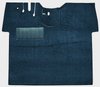 T1148112 1955-59 Chevy/GMC Truck; Carpet Kit; Full Floor; w/ Holes; Flat Floor; Cut & Sewn; Daytona; Dark Blue - image 3