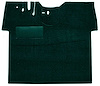 T1148113 1955-59 Chevy/GMC Truck; Carpet Kit; Full Floor; w/ Holes; Flat Floor; Cut & Sewn; Daytona; Dark Green - image 1