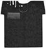 T1169401 1955-59 Chevy/GMC Truck; Carpet Kit; Full Floor; w/ Holes; Flat Floor; Cut & Sewn; Loop; Black - image 1