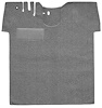 T1169435 1955-59 Chevy/GMC Truck; Carpet Kit; Full Floor; w/ Holes; Flat Floor; Cut & Sewn; Loop; Gunmetal Gray - image 1