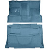 T1197403 1974-80 Chevrolet, GMC Pickup; Crew Cab; Molded Carpet Kit; Cut Pile; Standard Backing; Column Shift; TH400; High Hump; - image 1