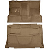 T1197418 1974-80 Chevrolet, GMC Pickup; Crew Cab; Molded Carpet Kit; Cut Pile; Standard Backing; Column Shift; TH400; High Hump; - image 1
