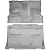T1197423 1974-80 Chevrolet, GMC Pickup; Crew Cab; Molded Carpet Kit; Cut Pile; Standard Backing; Column Shift; TH400; High Hump; - image 1