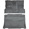 T1197447 1974-80 Chevrolet, GMC Pickup; Crew Cab; Molded Carpet Kit; Cut Pile; Standard Backing; Column Shift; TH400; High Hump; - image 1