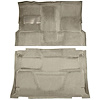 T1197452 1974-80 Chevrolet, GMC Pickup; Crew Cab; Molded Carpet Kit; Cut Pile; Standard Backing; Column Shift; TH400; High Hump; - image 1