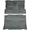T1197456 1974-80 Chevrolet, GMC Pickup; Crew Cab; Molded Carpet Kit; Cut Pile; Standard Backing; Column Shift; TH400; High Hump; - image 1