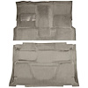T1197467 1974-80 Chevrolet, GMC Pickup; Crew Cab; Molded Carpet Kit; Cut Pile; Standard Backing; Column Shift; TH400; High Hump; - image 1